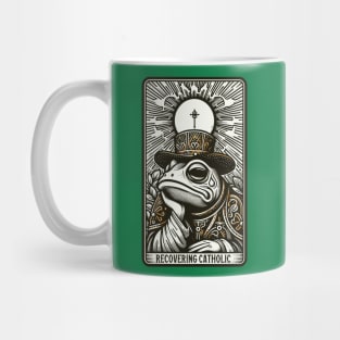 Recovering Catholic // Frog Pope Mug